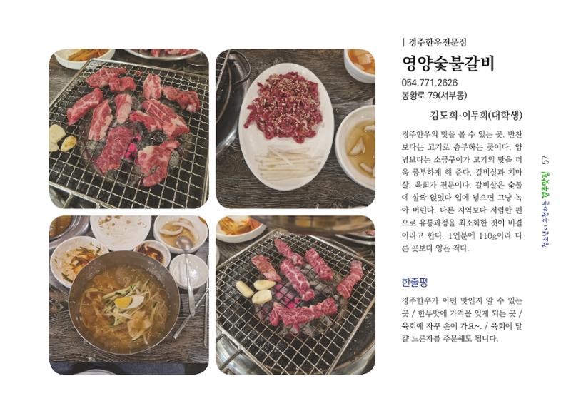 청소년이 추천하는 경주맛집 65페이지