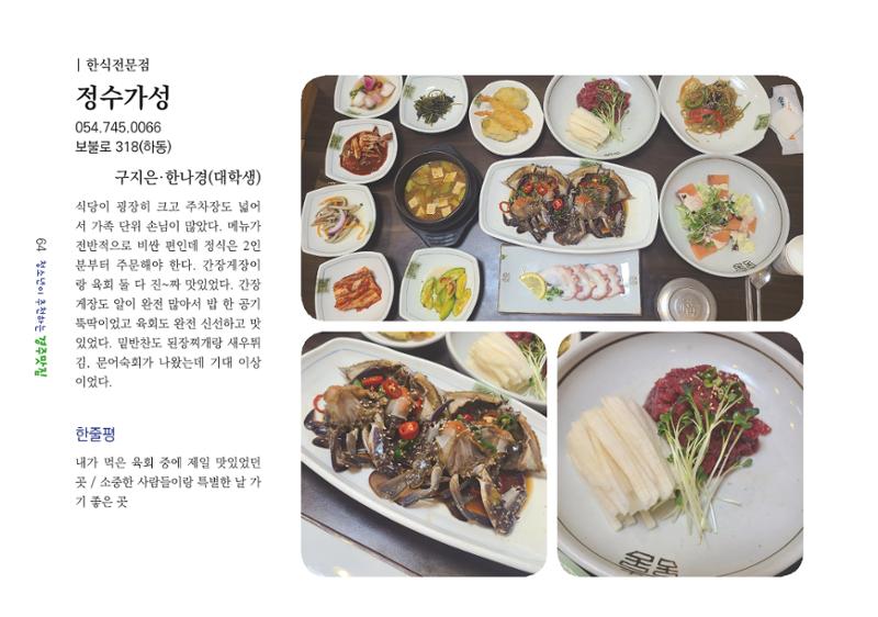 청소년이 추천하는 경주맛집 72페이지