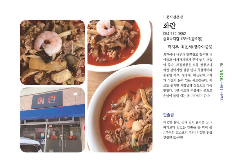 청소년이 추천하는 경주맛집 87페이지