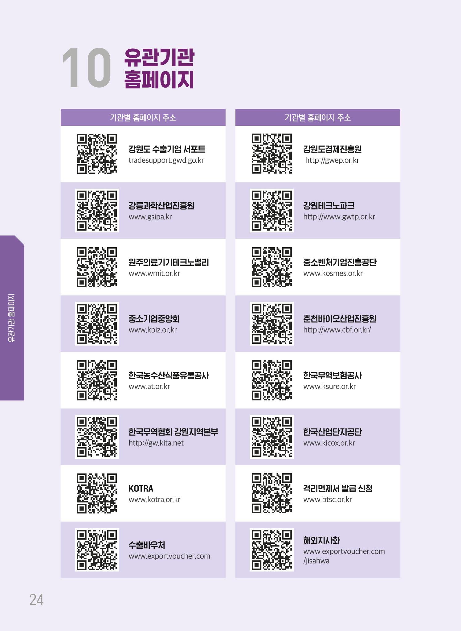 2022 강원수출 비상하라 - 강원도 수출지원 사업 안내 24페이지