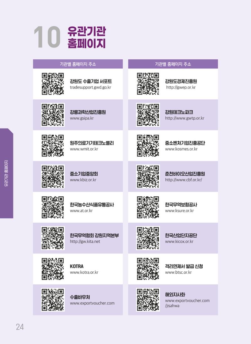 2022 강원수출 비상하라 - 강원도 수출지원 사업 안내 24페이지