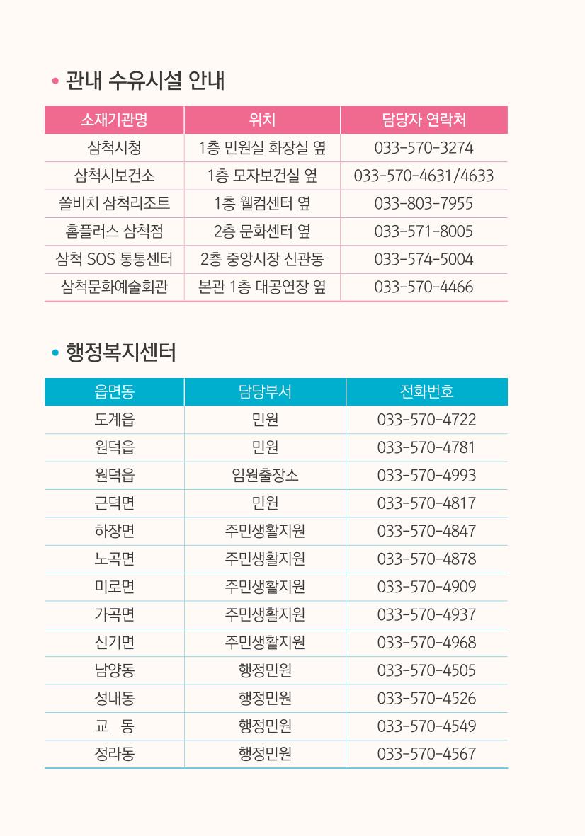 명품도시 삼척 생활안내서 46페이지