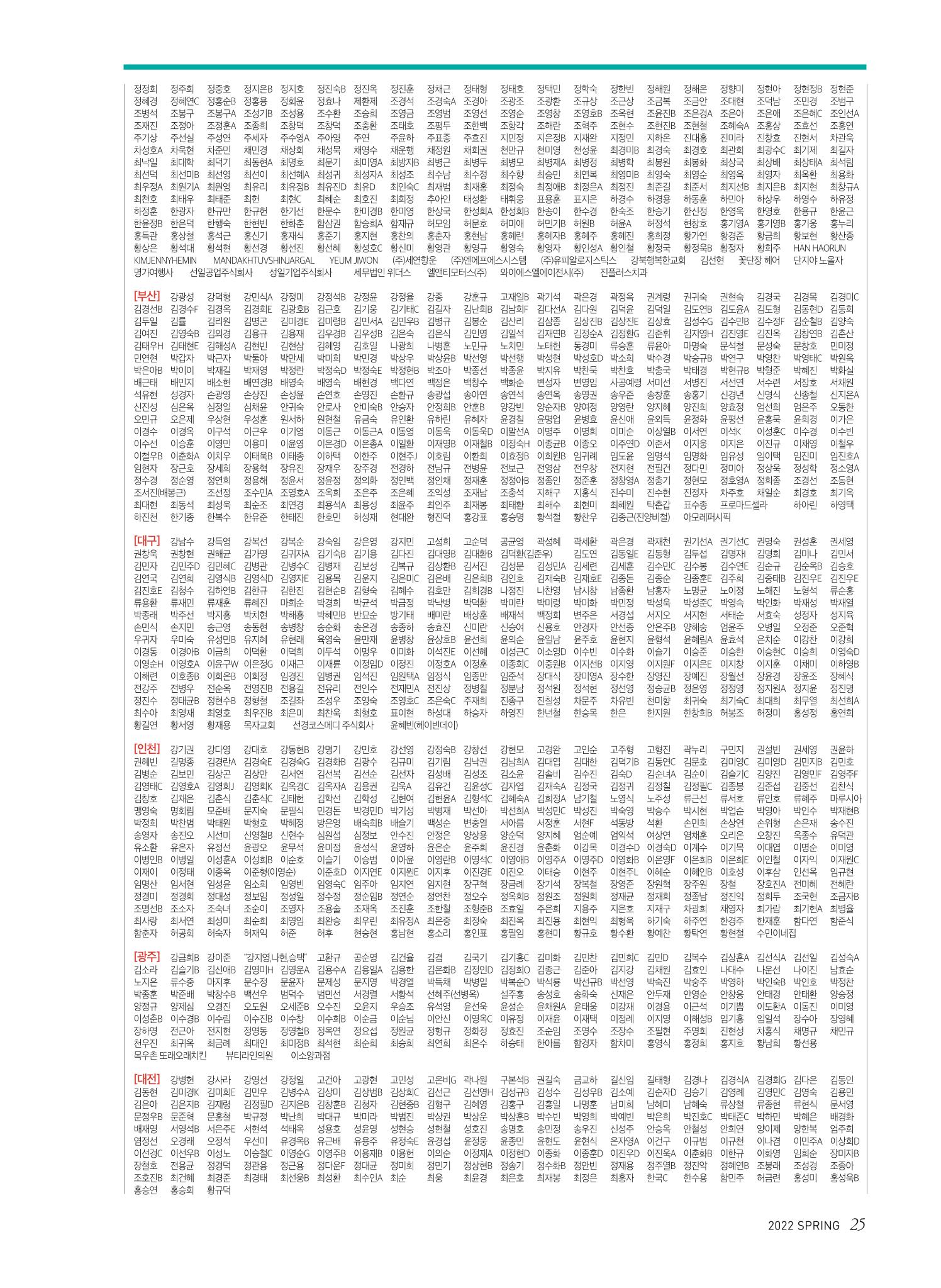 2022 심장소식 봄호 133호 25페이지