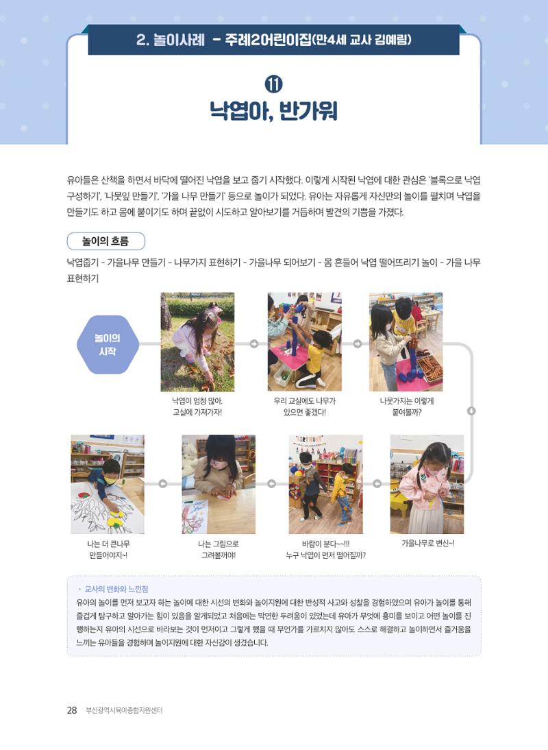 2021 보육과정 컨설팅 사례집 29페이지