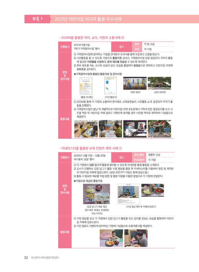 2021 보육과정 컨설팅 사례집 53페이지