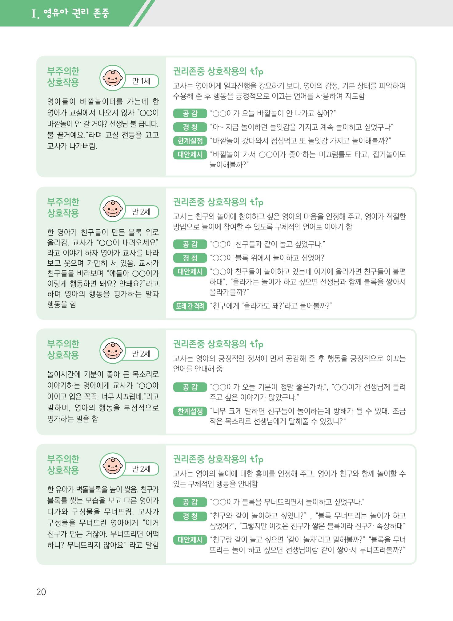보육장학지도사가 제안하는 영유아와의 상호작용 실제2-심화 20페이지