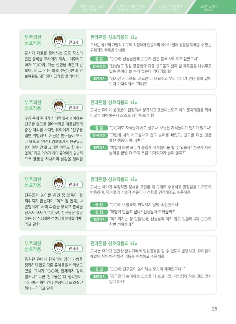 보육장학지도사가 제안하는 영유아와의 상호작용 실제2-심화 25페이지