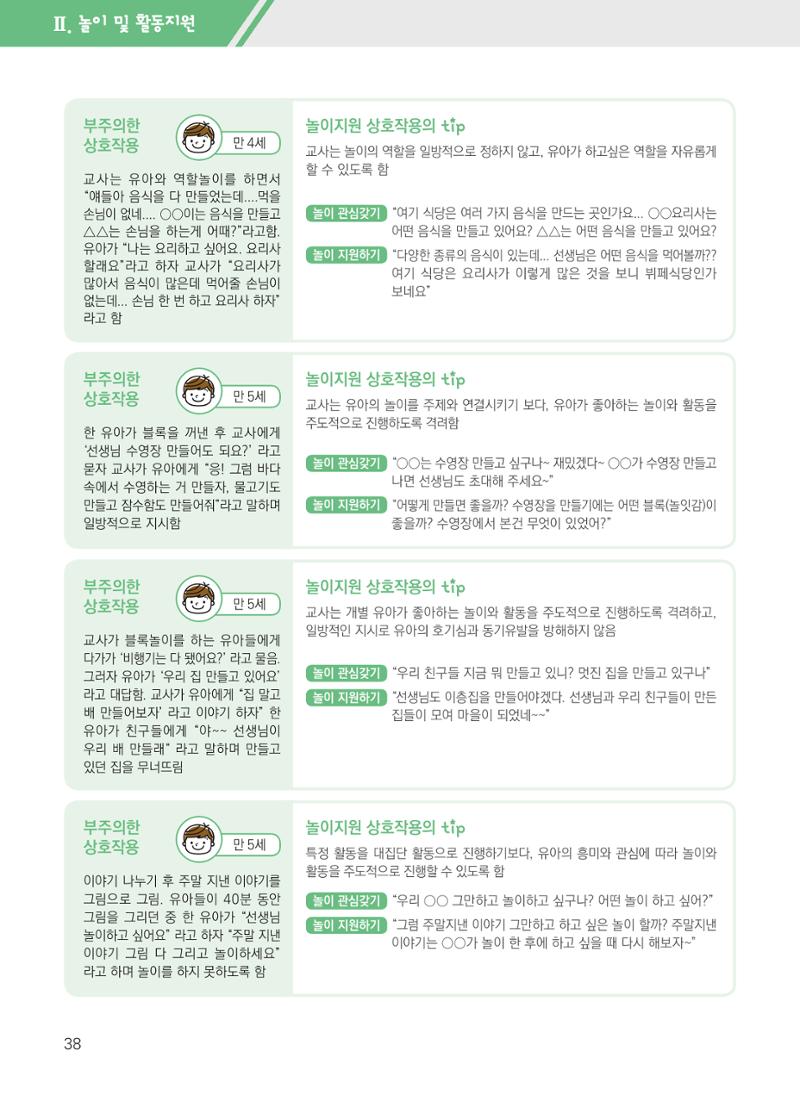 보육장학지도사가 제안하는 영유아와의 상호작용 실제2-심화 38페이지
