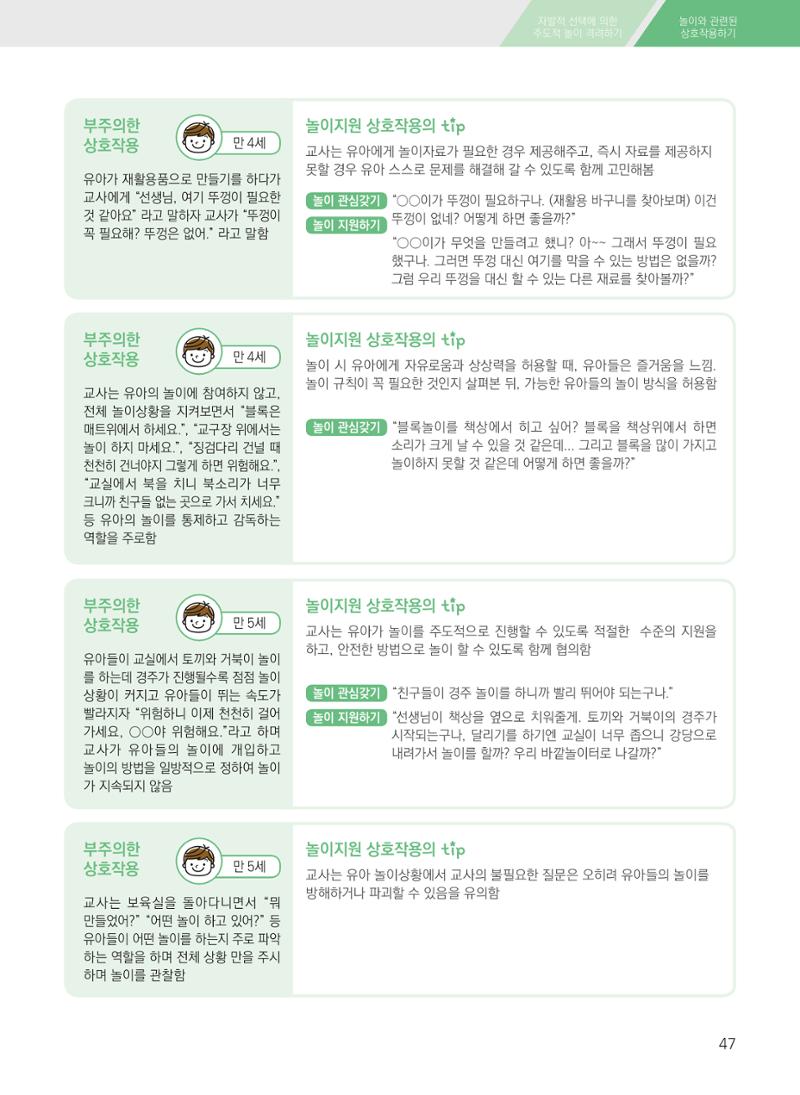 보육장학지도사가 제안하는 영유아와의 상호작용 실제2-심화 47페이지