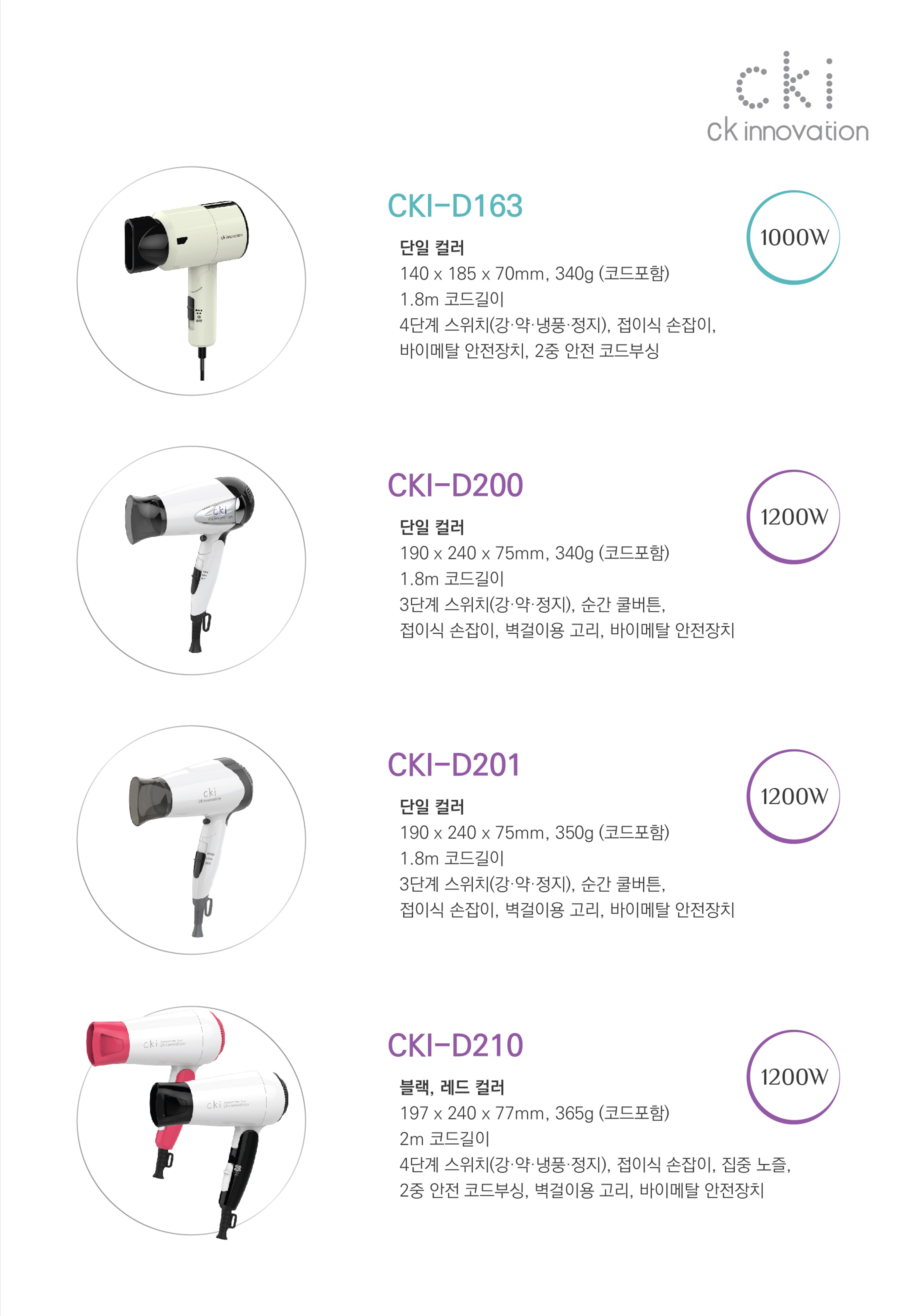 CKI 제품 카탈로그(브로슈어), PRODUCT CATALOGE 9페이지
