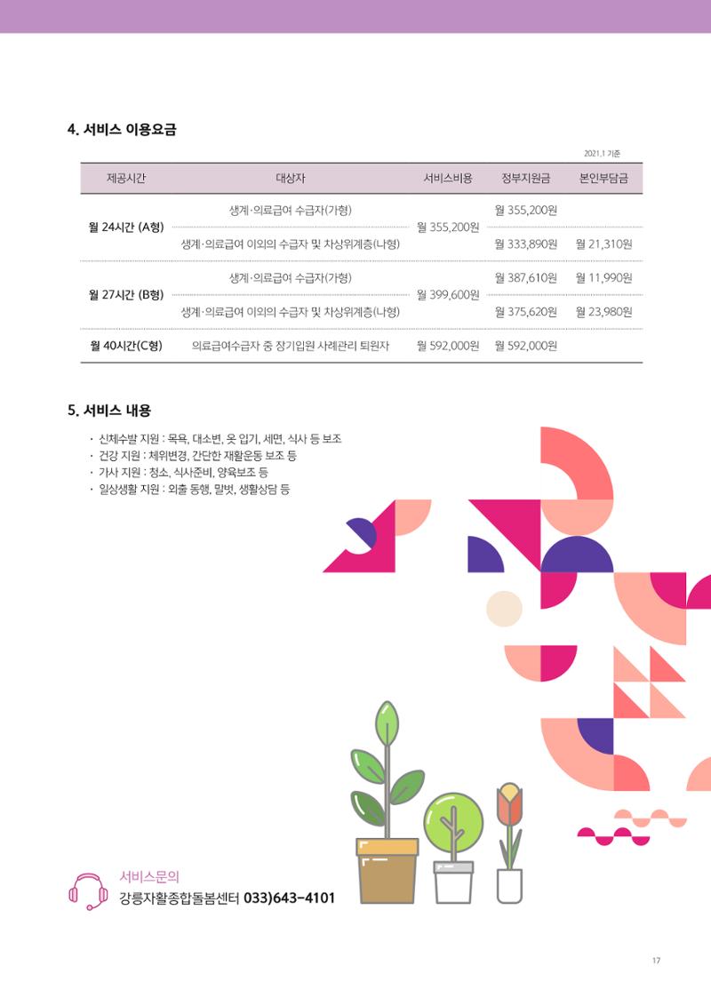 2021년 사업안내 책자 17페이지