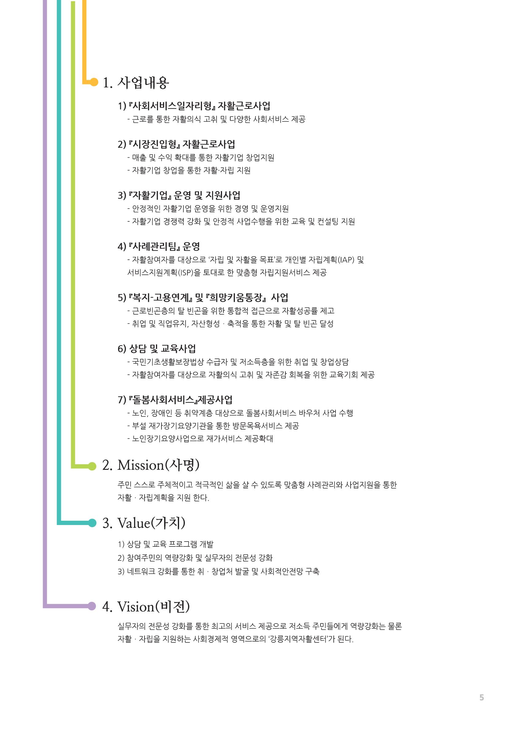 2018년 사업안내 책자 5페이지