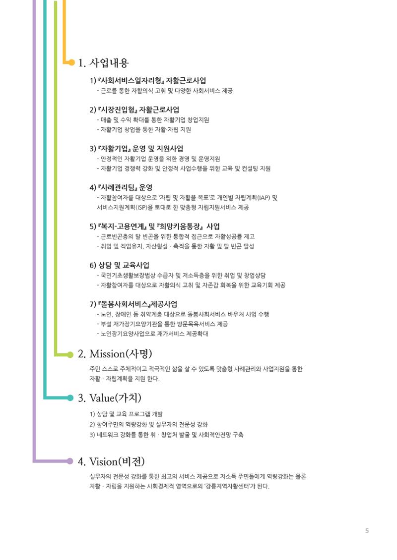 2018년 사업안내 책자 5페이지