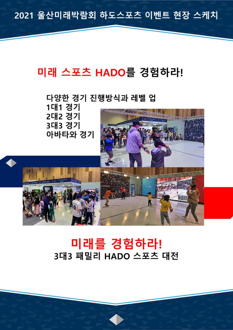 하도스포츠 - VR기반의 AR스포츠이며 쌍방향 실감형 가상증강현실 가상스포츠 7페이지
