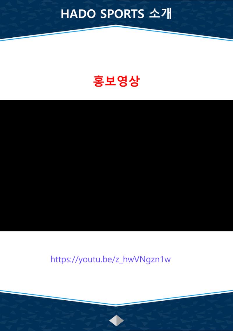 하도스포츠 - VR기반의 AR스포츠이며 쌍방향 실감형 가상증강현실 가상스포츠 9페이지