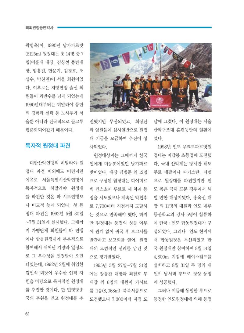 서울산악연감 2022. 제12호 64페이지