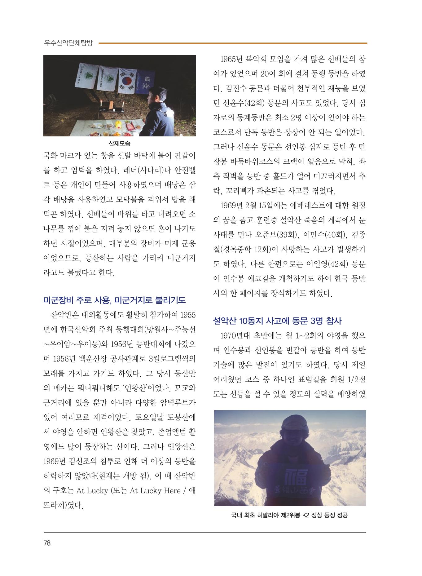 서울산악연감 2022. 제12호 80페이지
