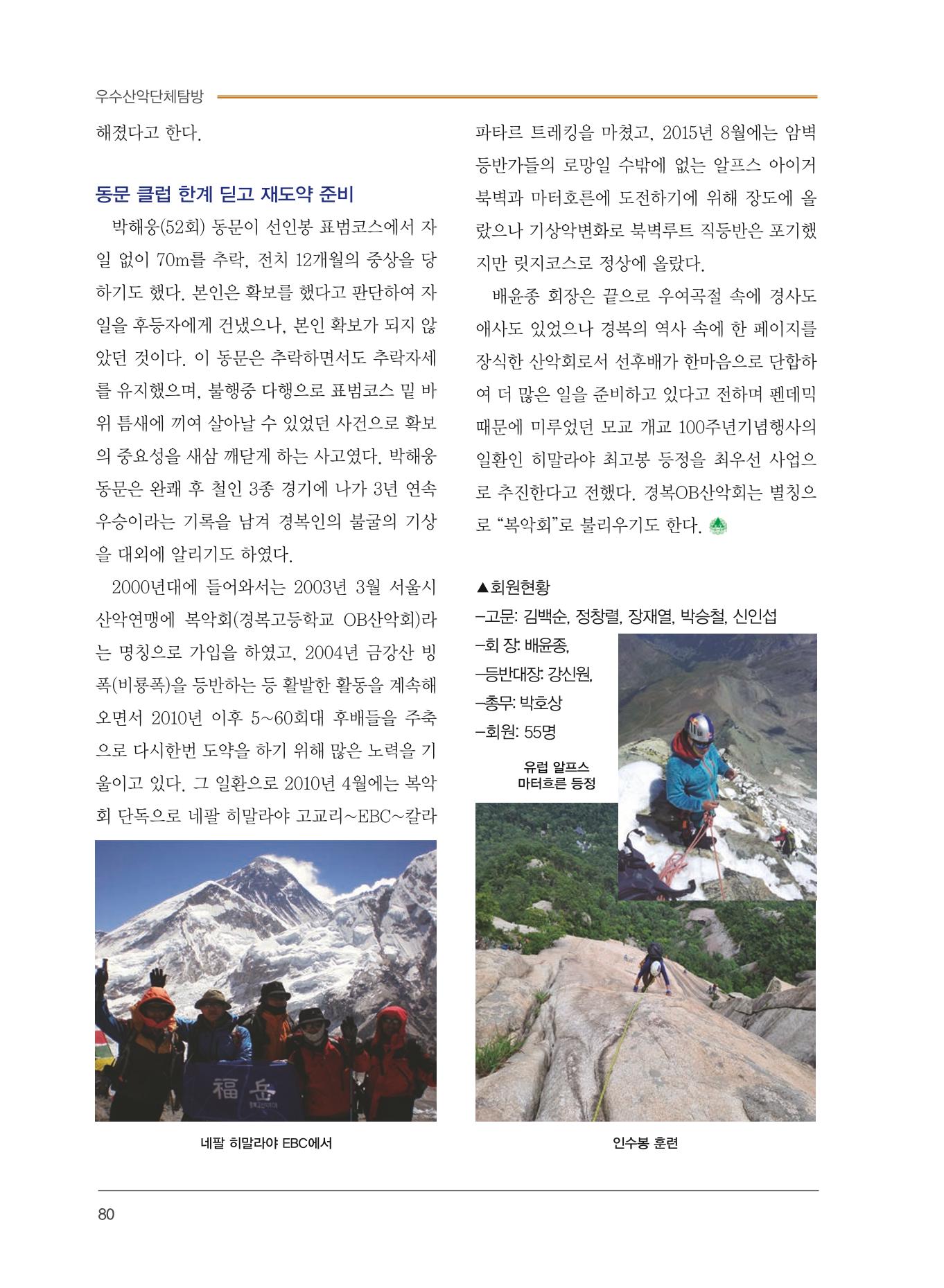 서울산악연감 2022. 제12호 82페이지