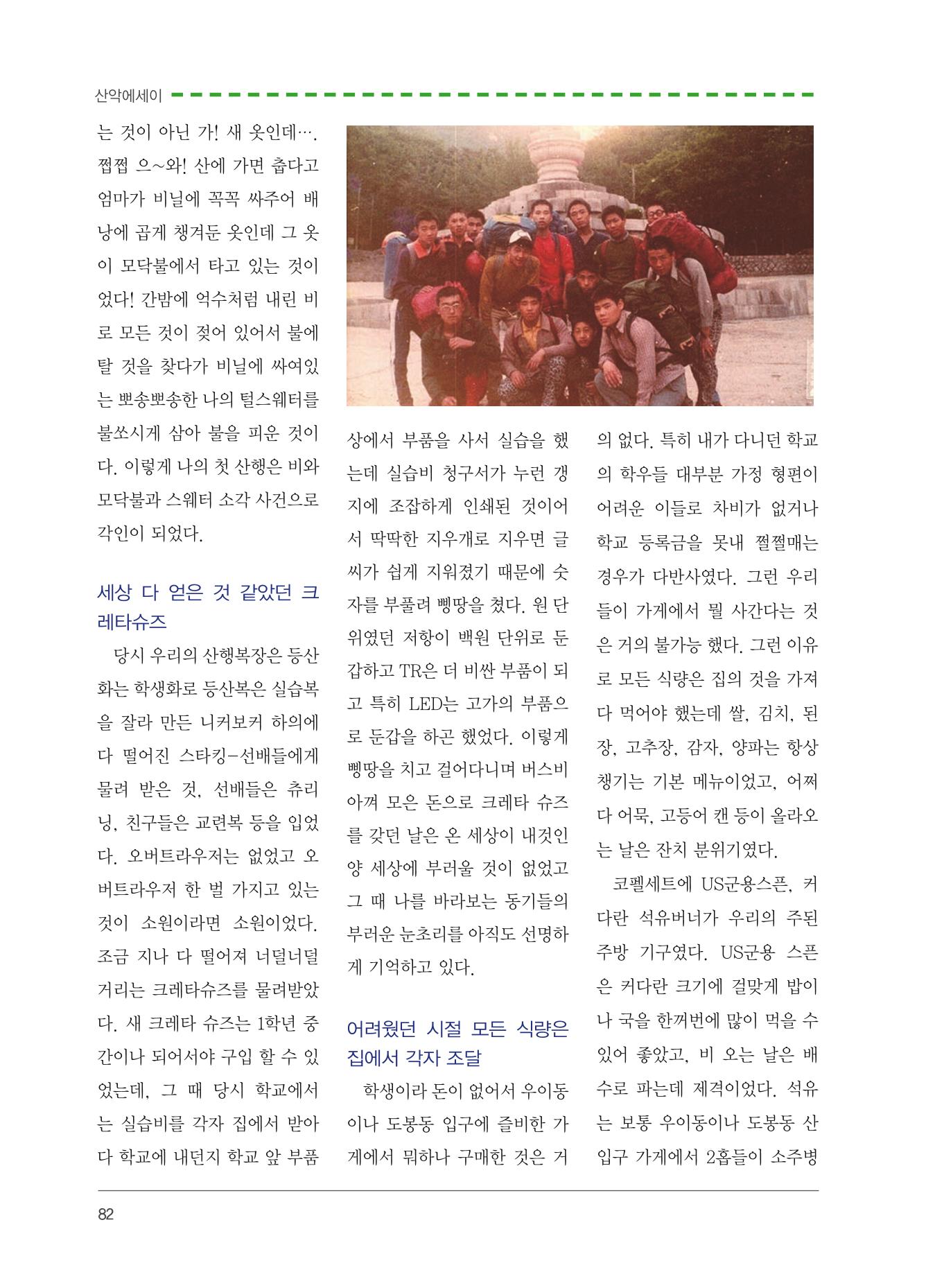 서울산악연감 2022. 제12호 84페이지
