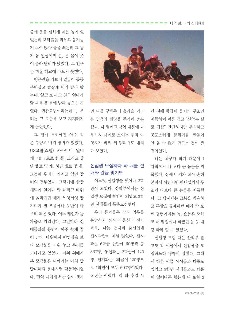 서울산악연감 2022. 제12호 87페이지