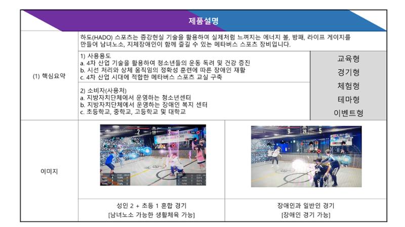 쌍방향실감형증강현실AR스포츠 제안-사례 3페이지
