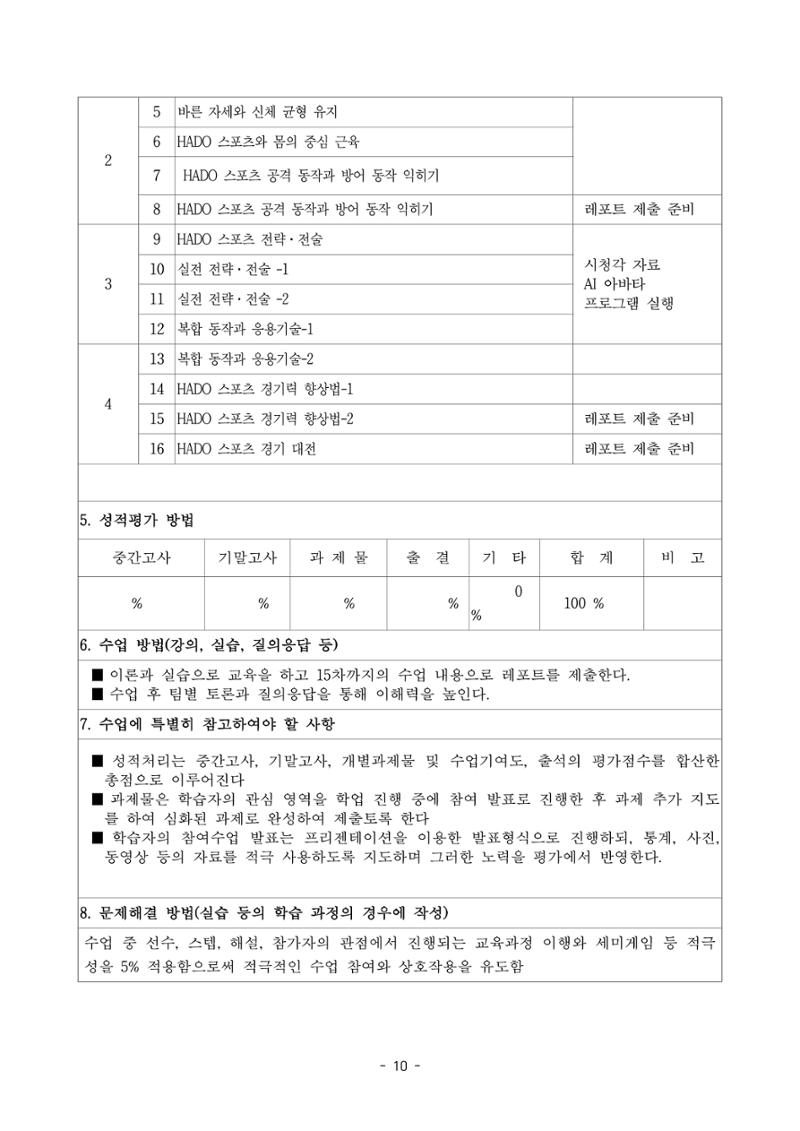 가상스포츠 교양과목 14페이지
