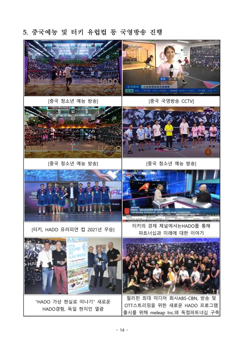 하도스포츠코리아 활동플랫폼 14페이지