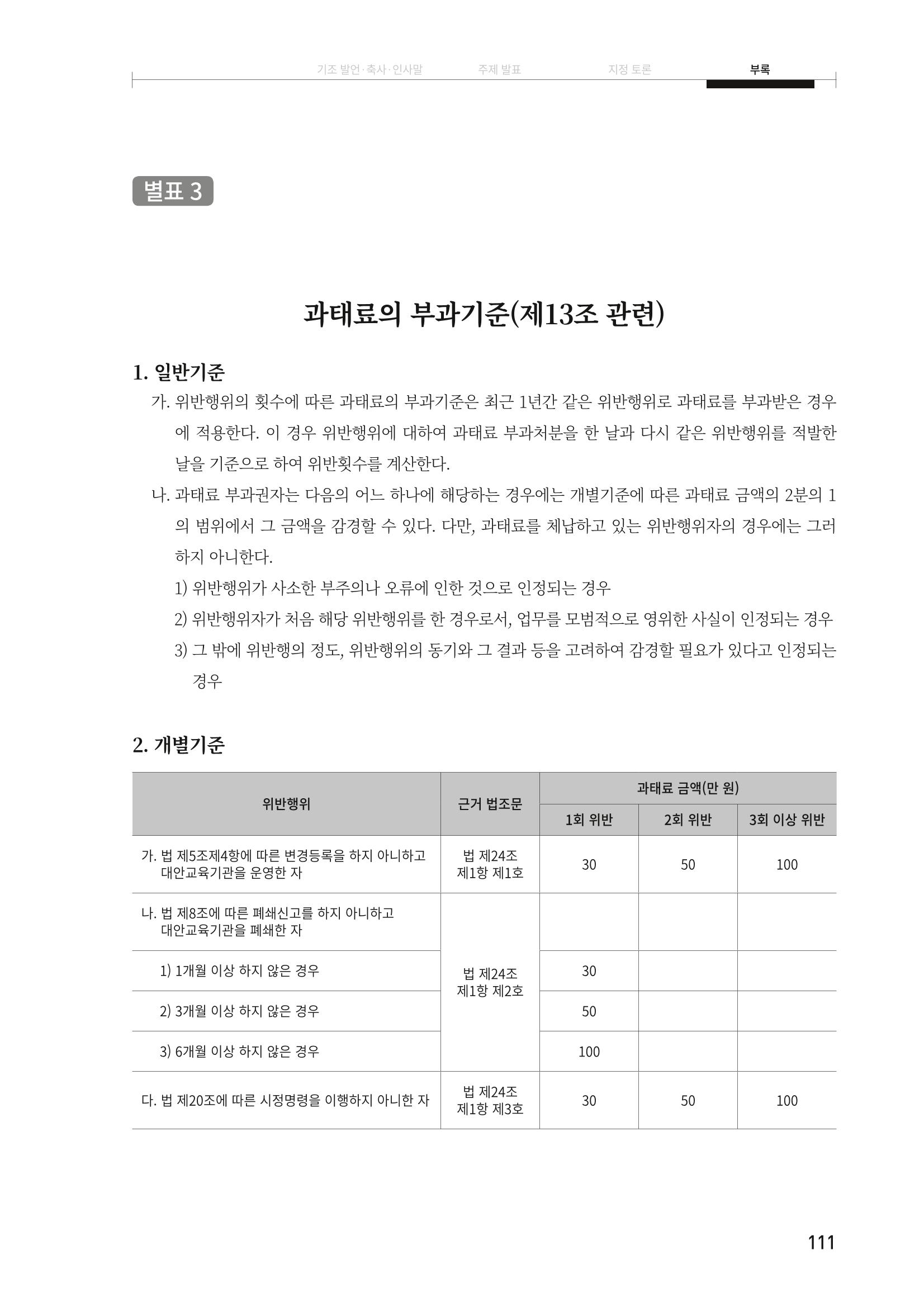 대안교육기관법 활성화를 위한 관계 법령 개정 토론회 113페이지