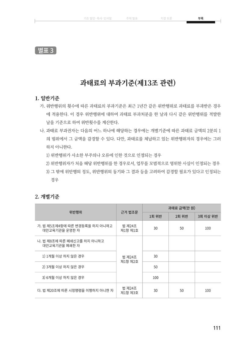 대안교육기관법 활성화를 위한 관계 법령 개정 토론회 113페이지