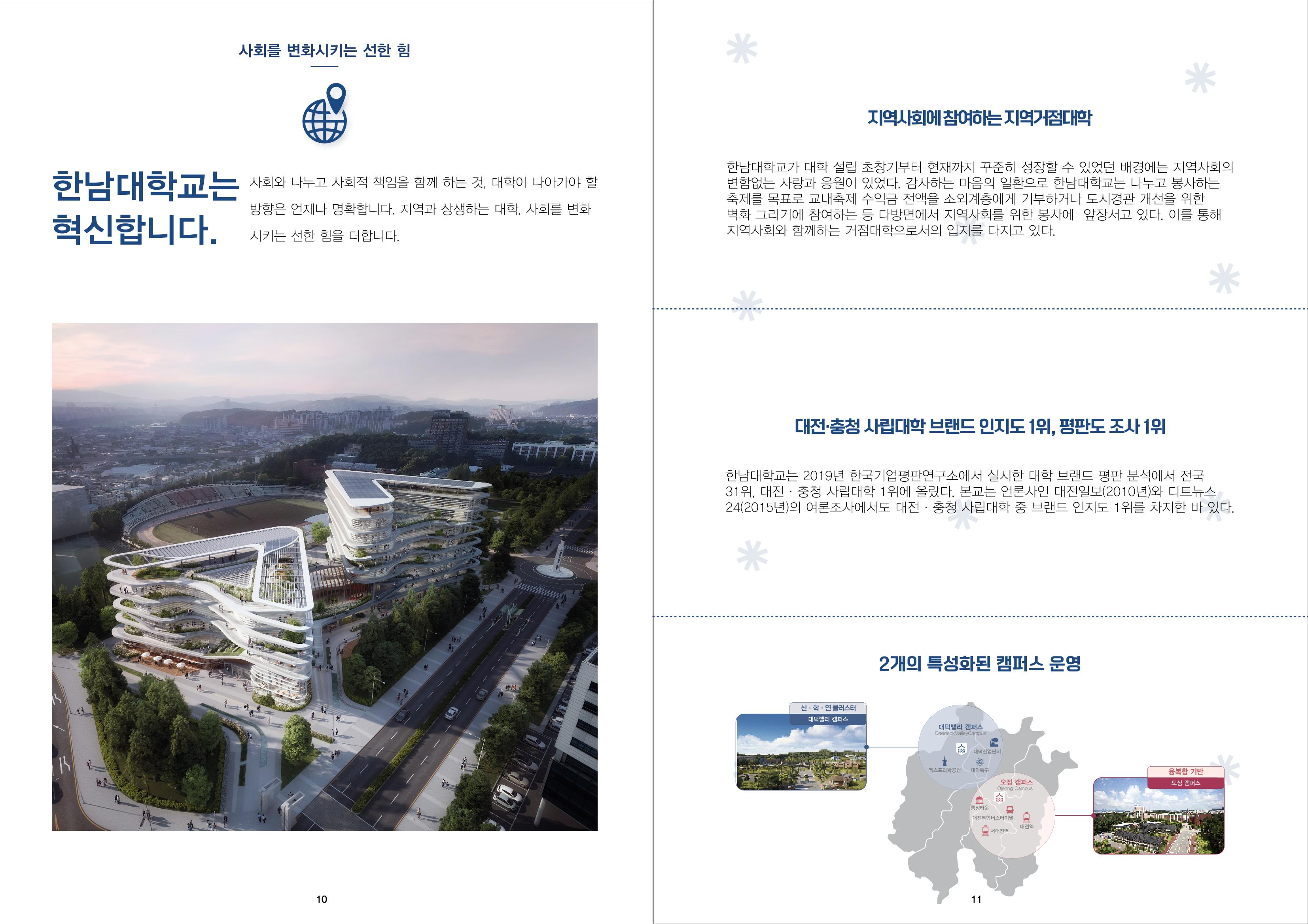 2022 한남대학교 홍보 브로슈어 7페이지