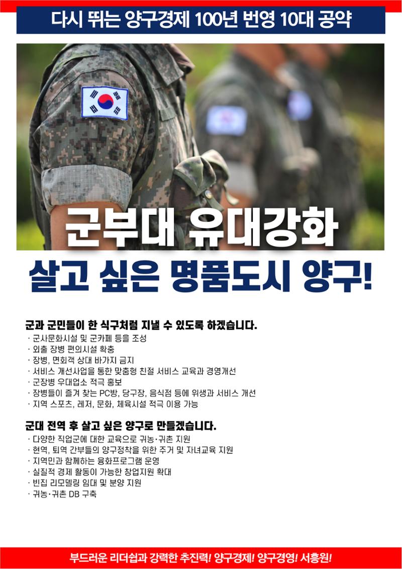 양구군수 예비후보 서흥원 10대 공약 12페이지