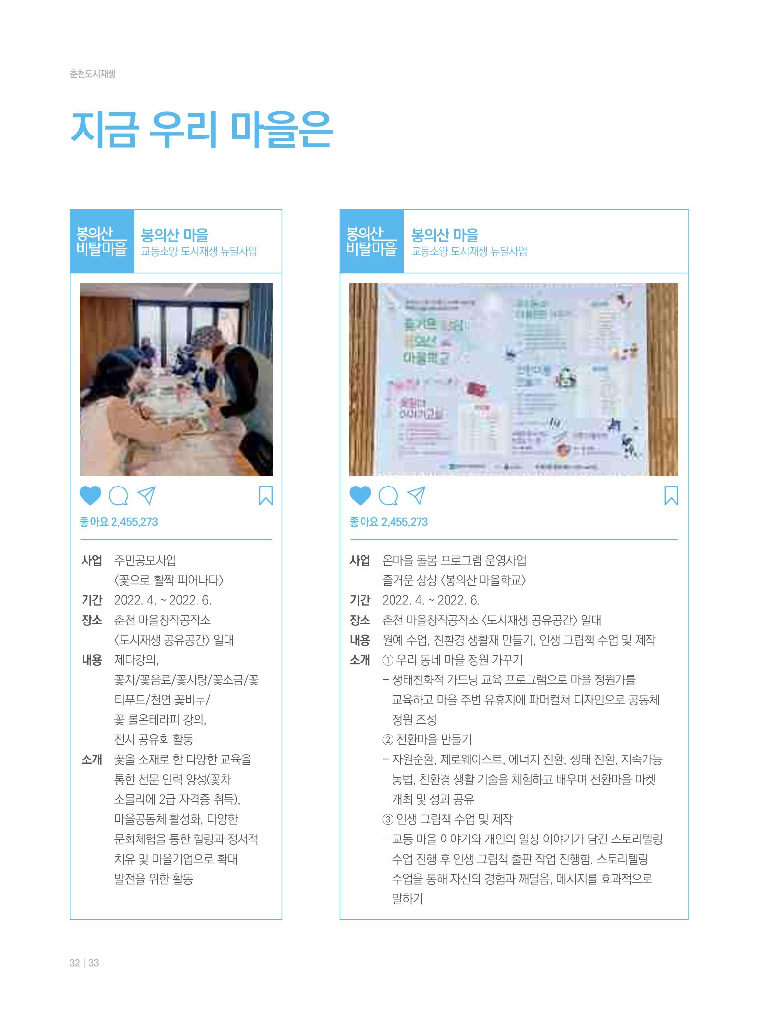 [춘천시] 춘천도시재생 <치읓치읓> 7호 32페이지