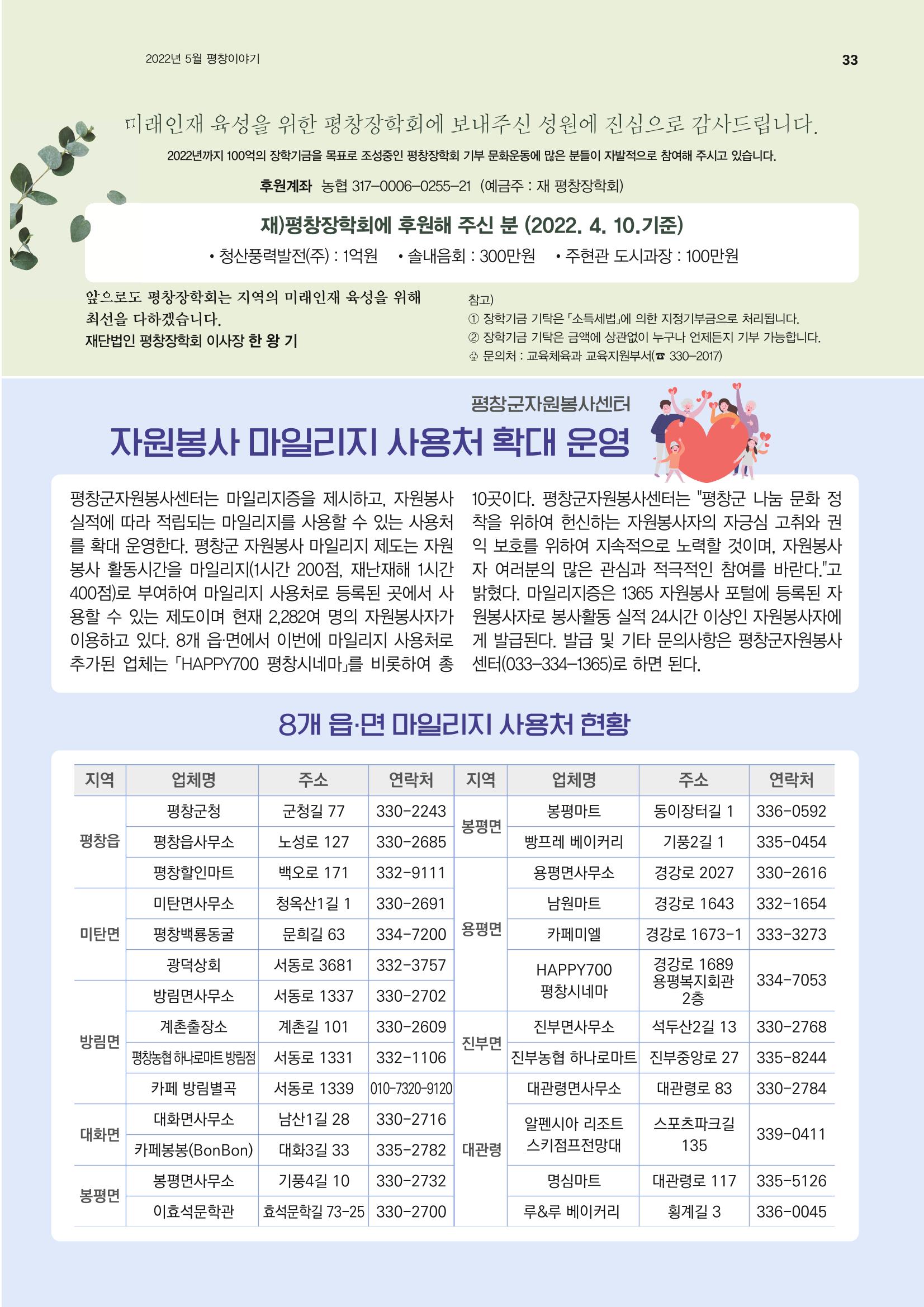 평창이야기 5월호 33페이지