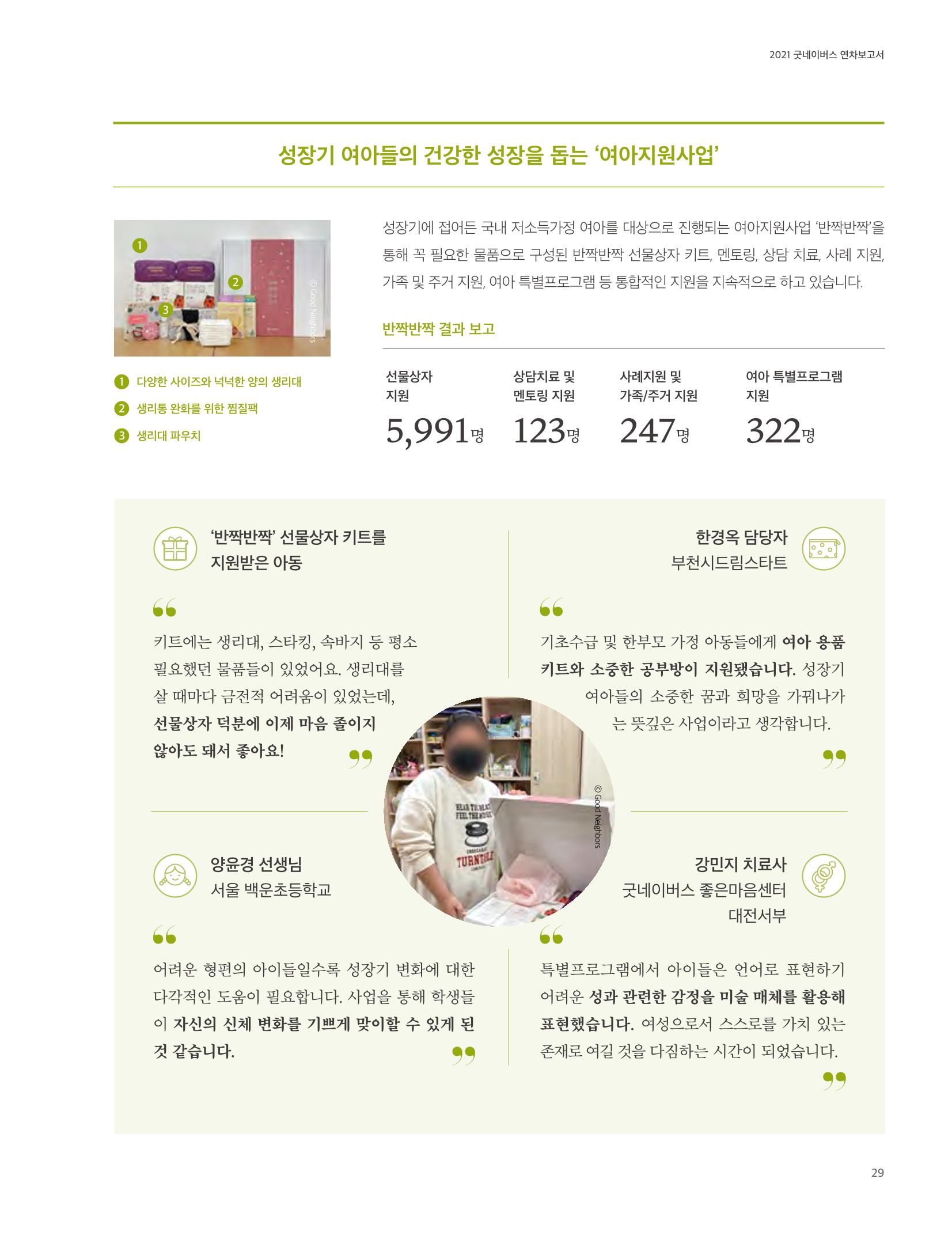 2021 굿네이버스 연차보고서 29페이지