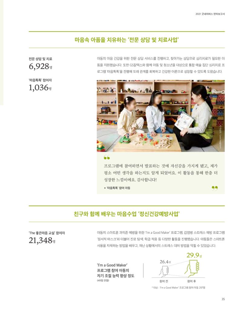 2021 굿네이버스 연차보고서 35페이지