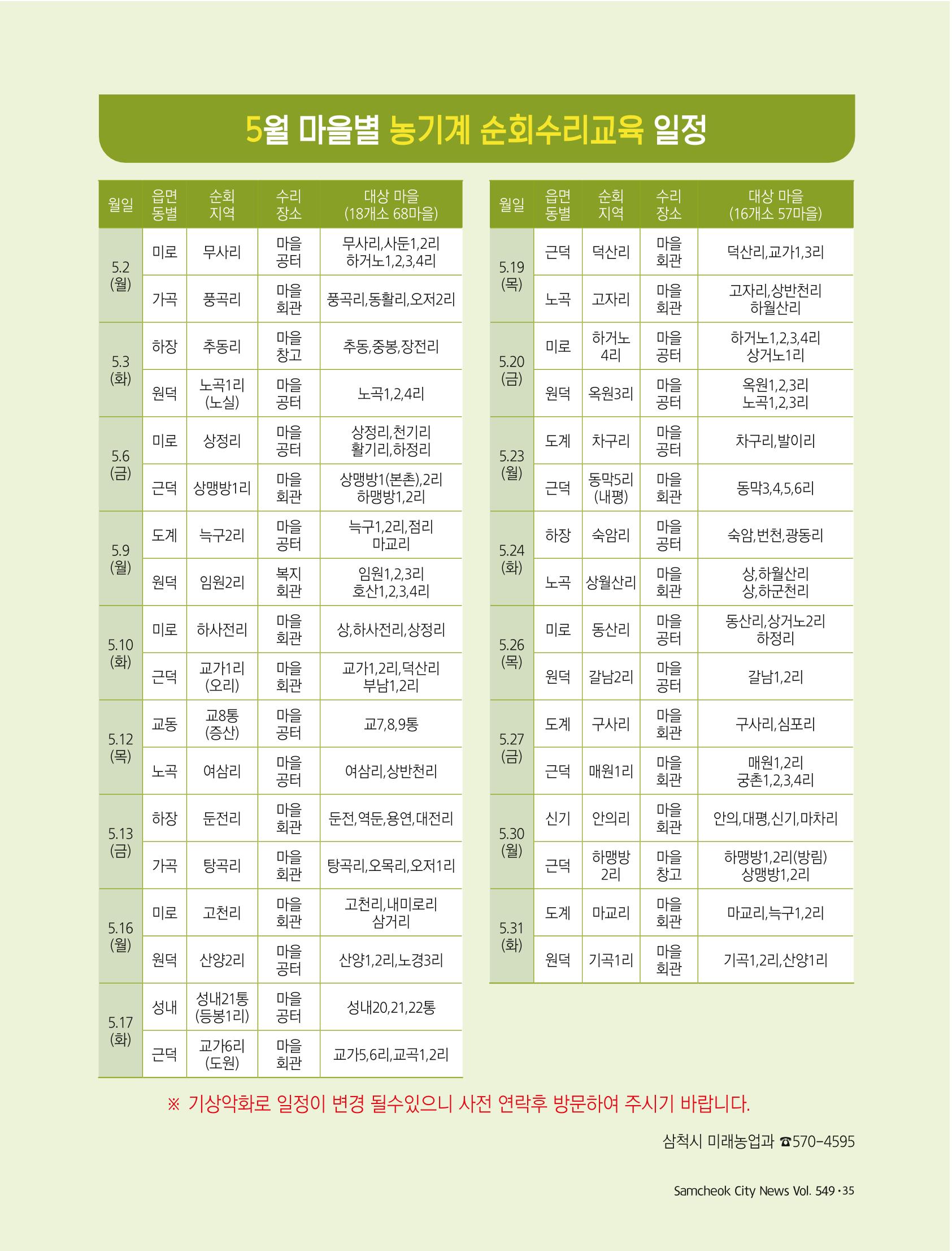 2022년 5월 삼척 시정소식지 35페이지