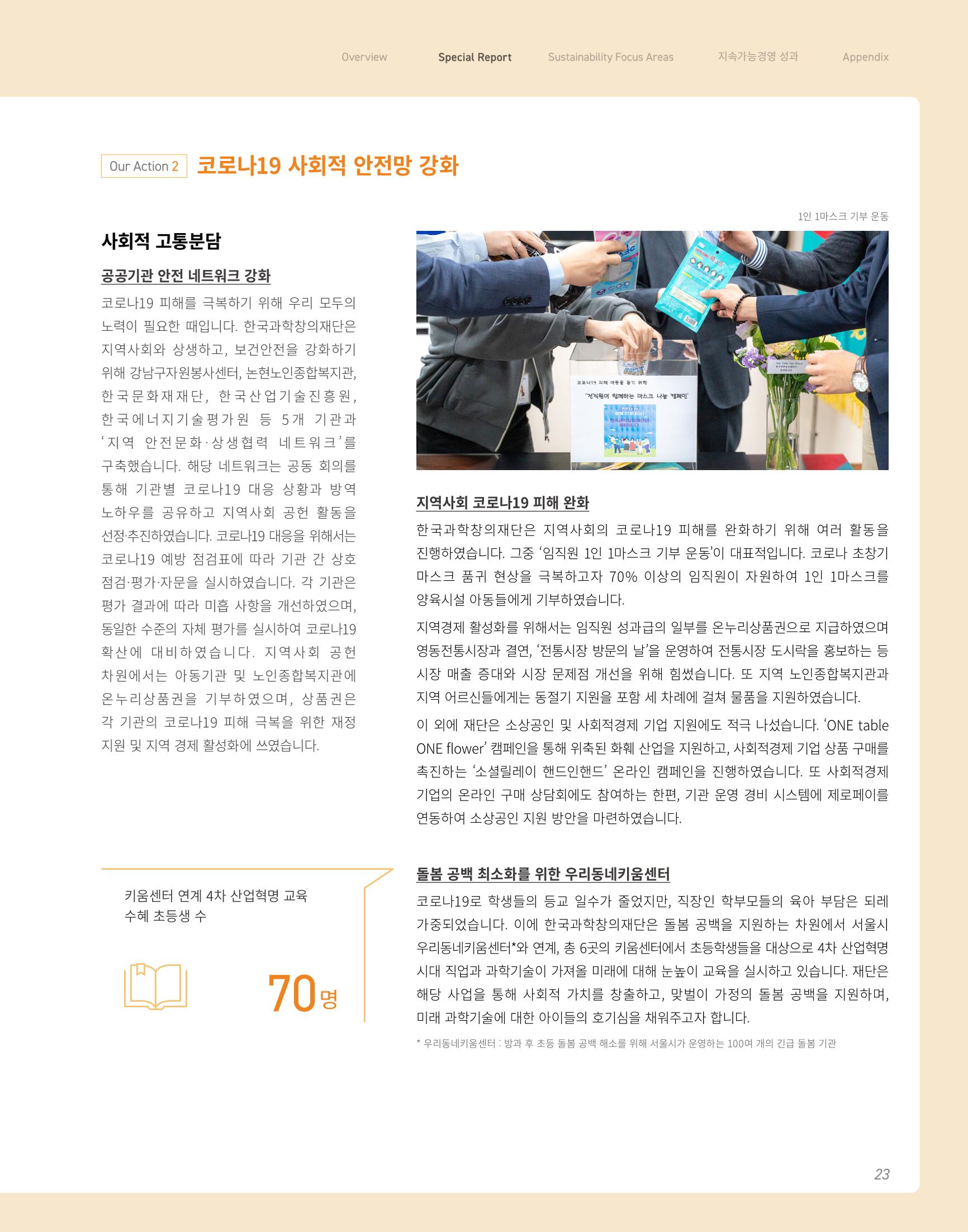 2020-21 한국과학창의재단 지속가능경영(ESG) 보고서 25페이지