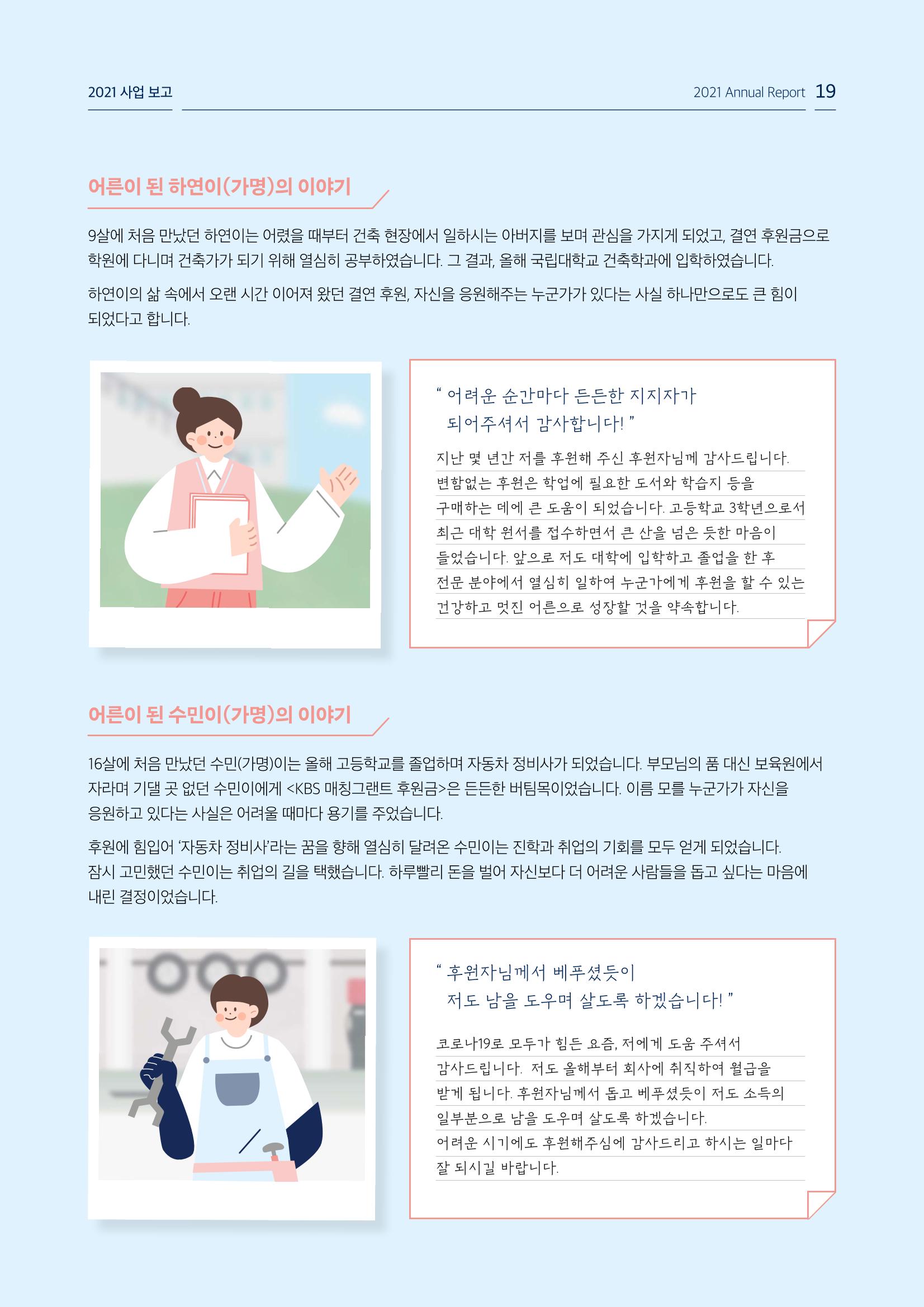 [KBS강태원복지재단] 2021 연간 사업 보고서 19페이지