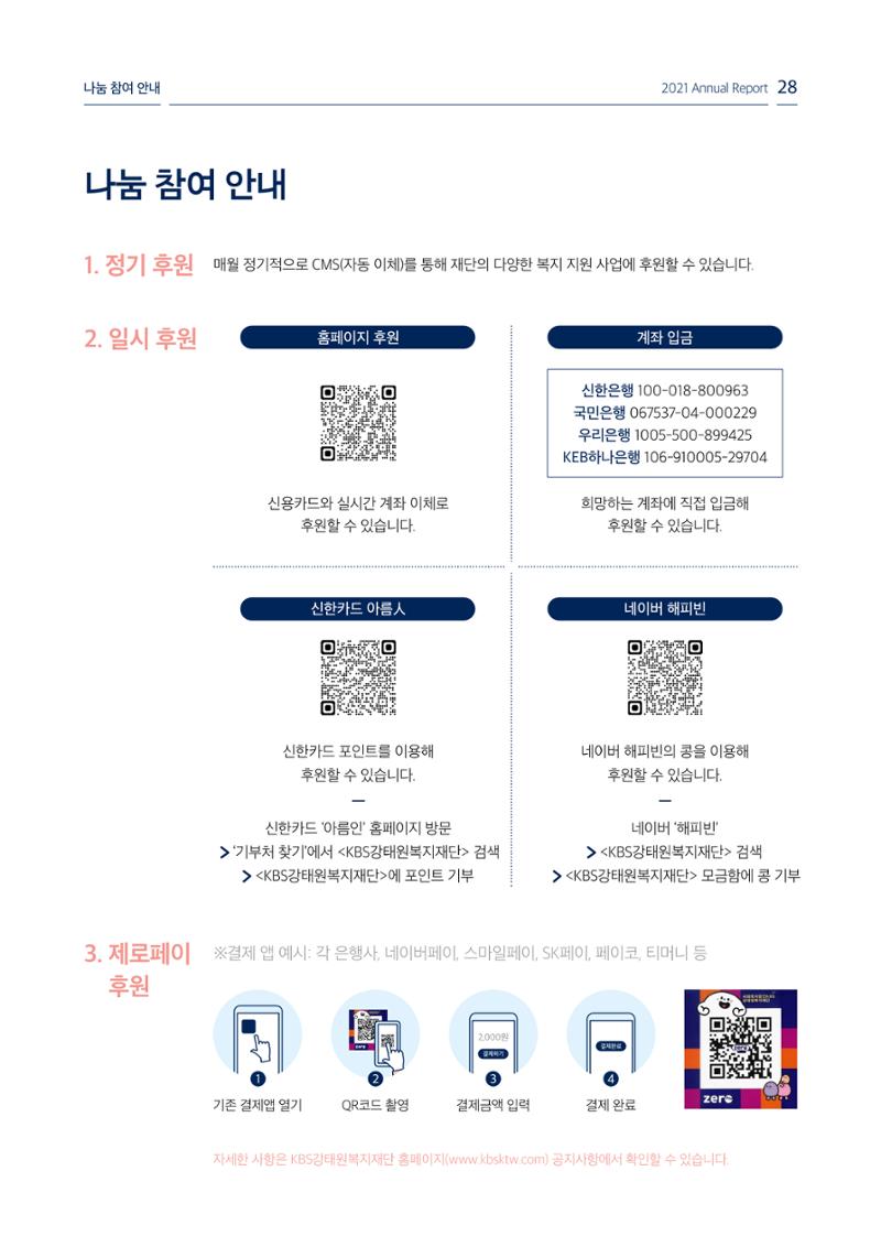 [KBS강태원복지재단] 2021 연간 사업 보고서 28페이지
