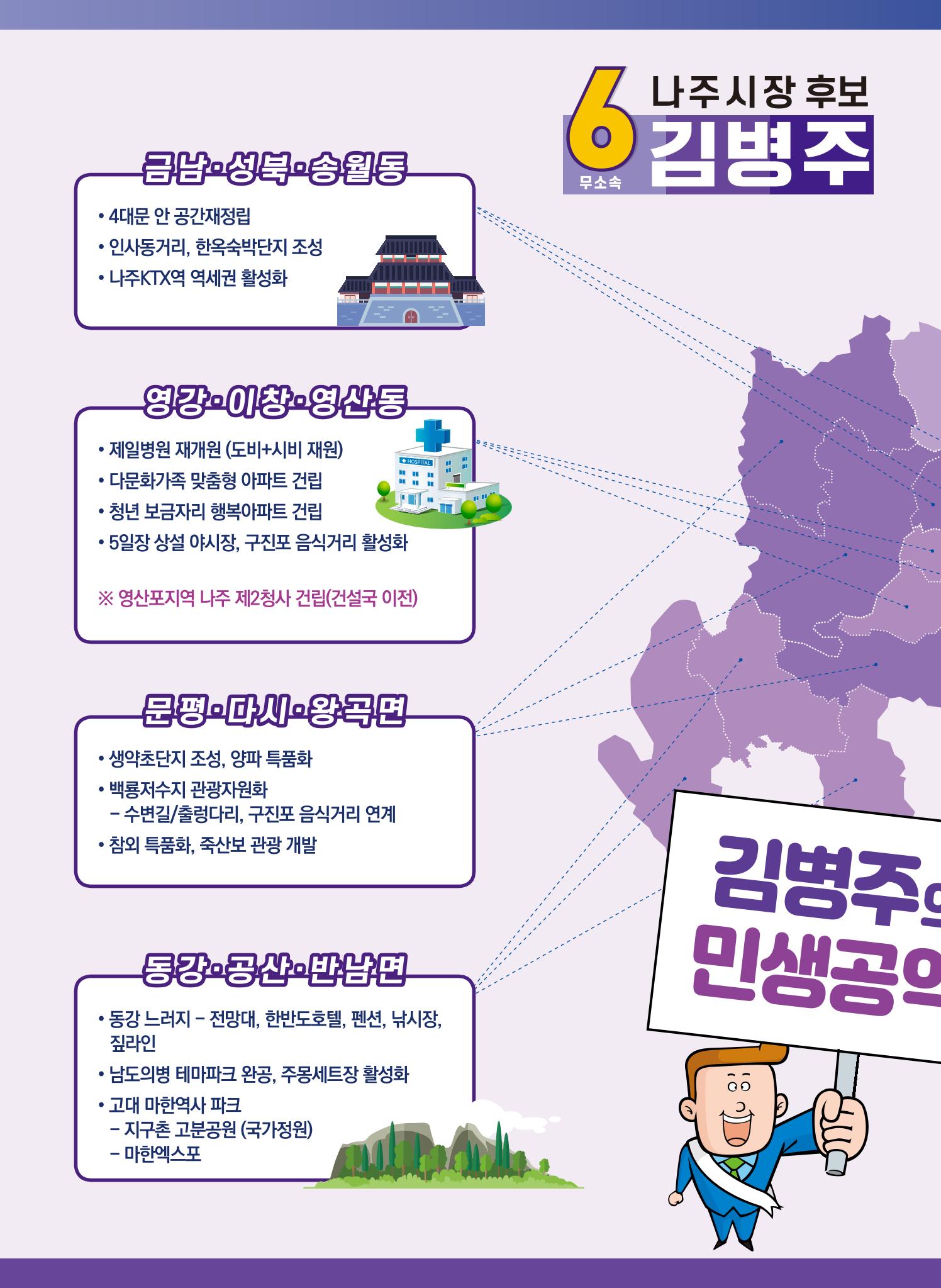 [김병주 나주시장후보] 선거공보물 6페이지