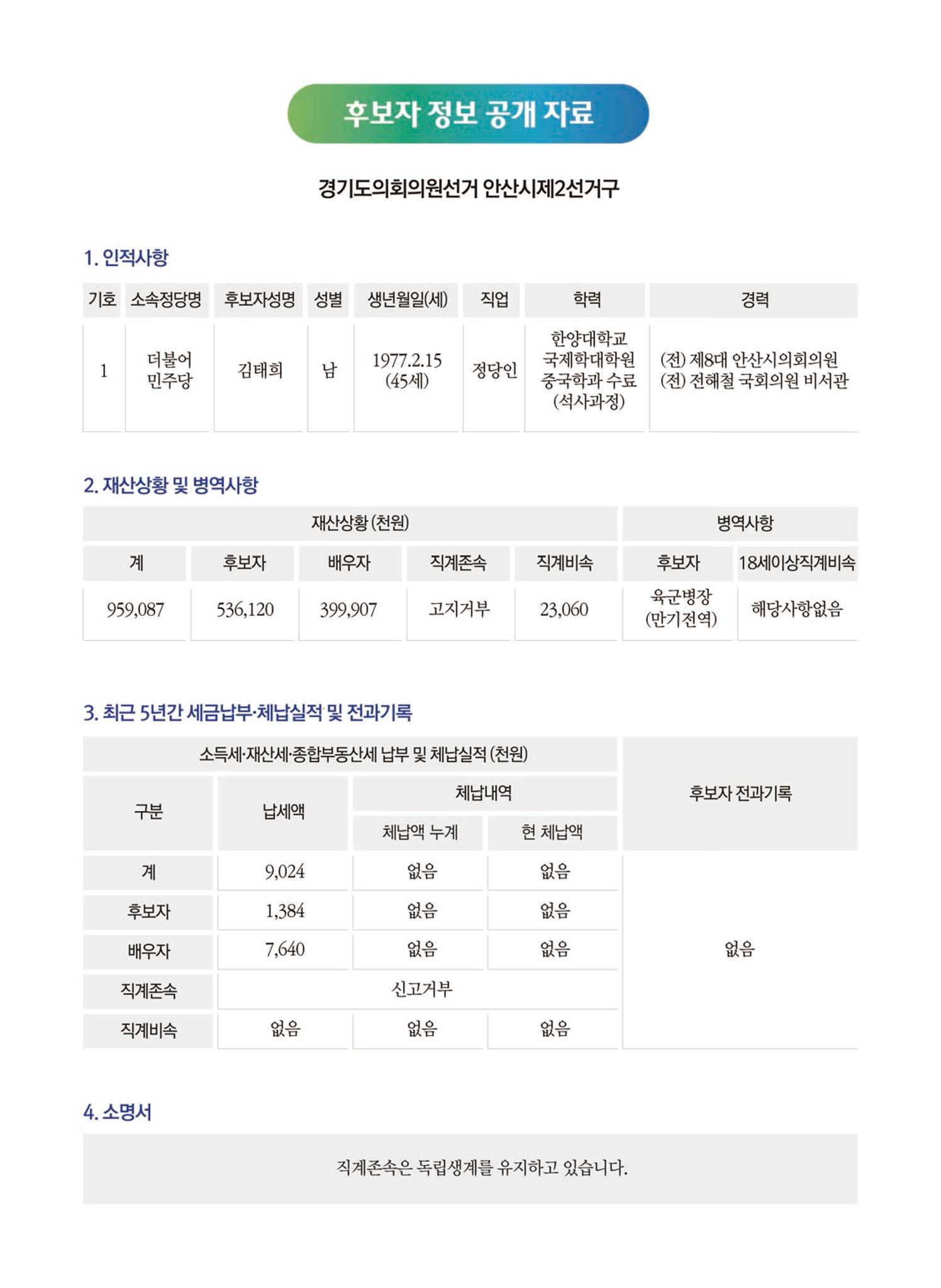 김태희후보공보 2페이지