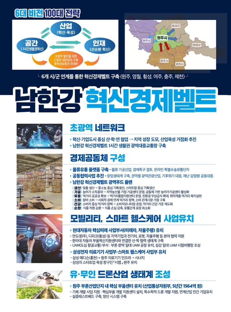 원주시장 후보 구자열-공약홍보물 4페이지