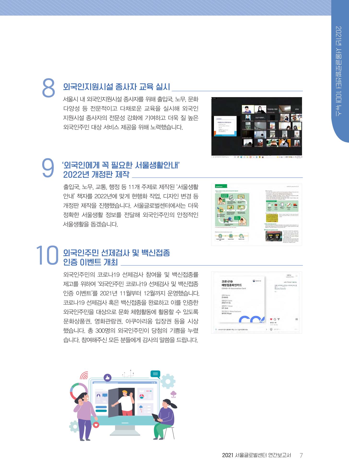 서울글로벌센터 2021년 연간보고서 7페이지