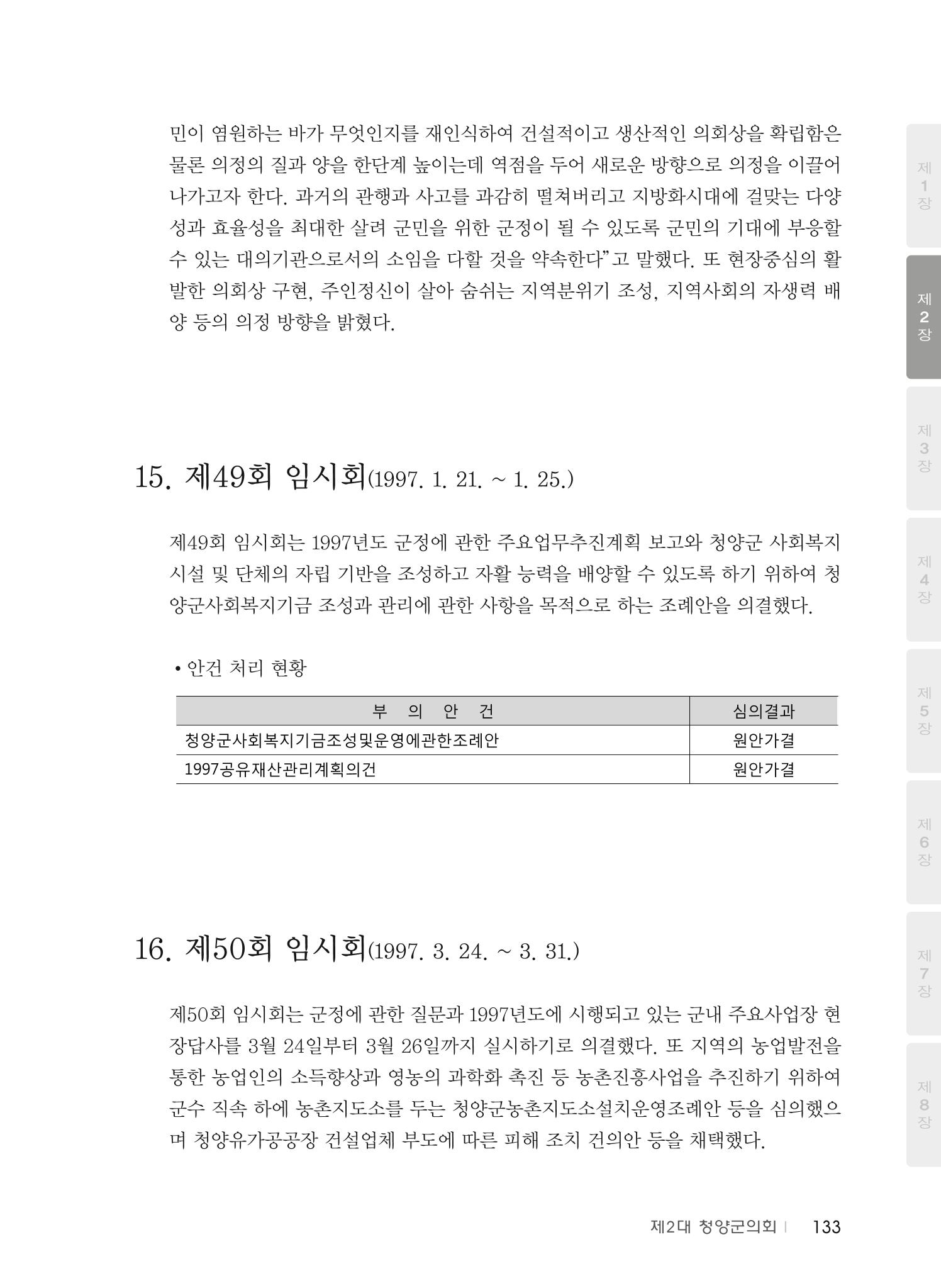 청양군의회 30년사 134페이지