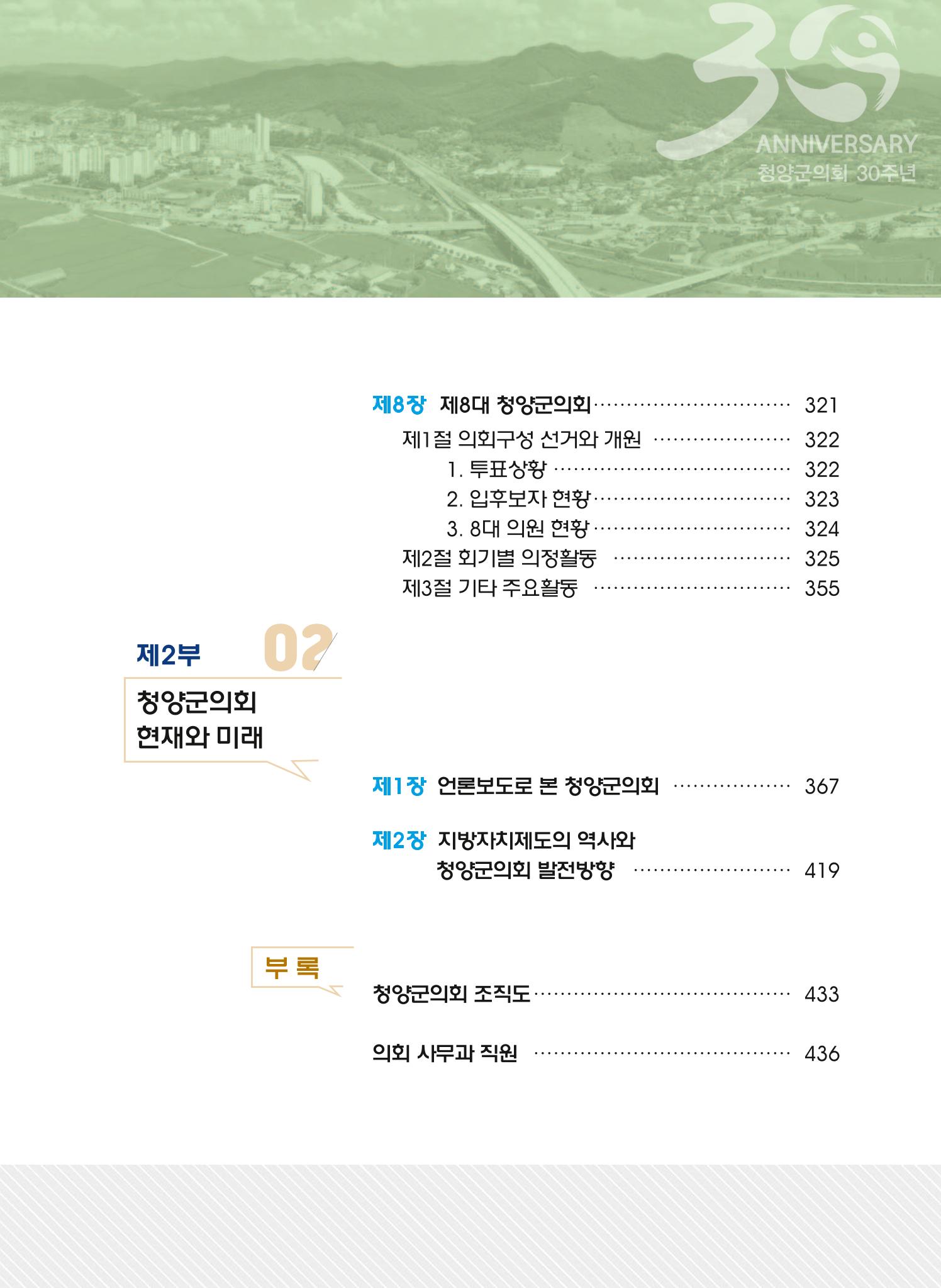 청양군의회 30년사 14페이지