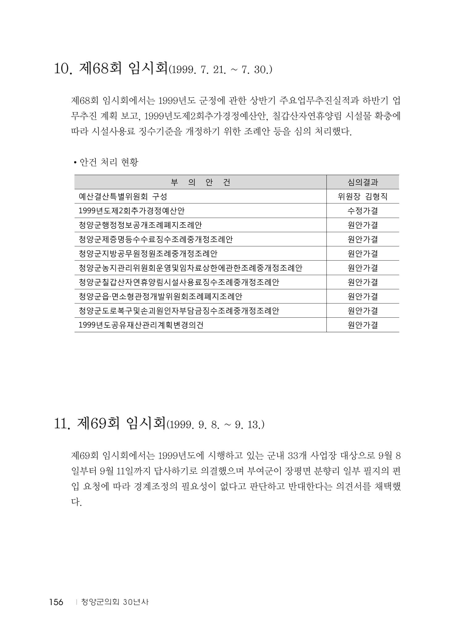 청양군의회 30년사 157페이지