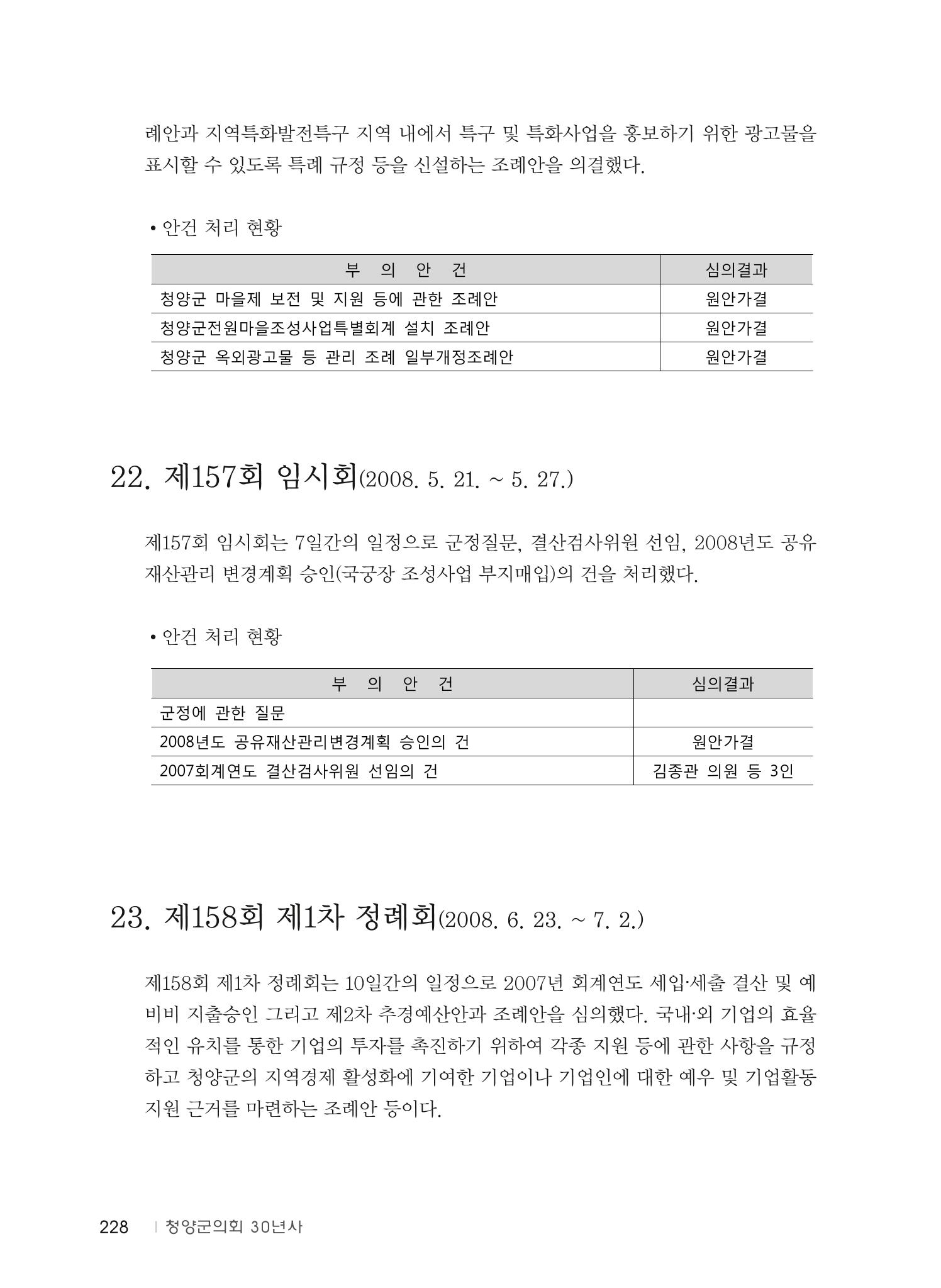 청양군의회 30년사 229페이지