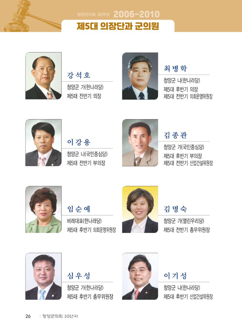 청양군의회 30년사 27페이지