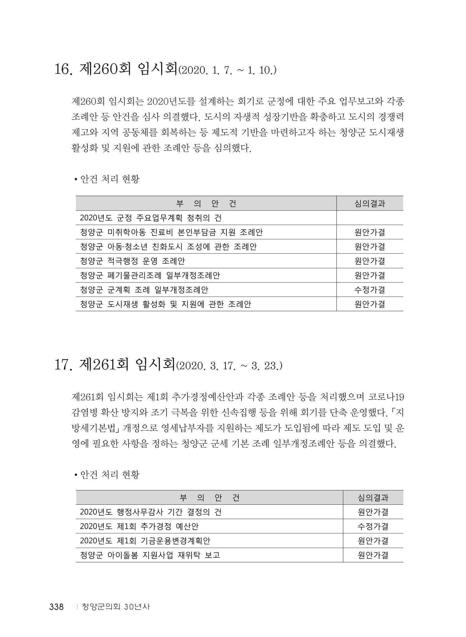 청양군의회 30년사 339페이지