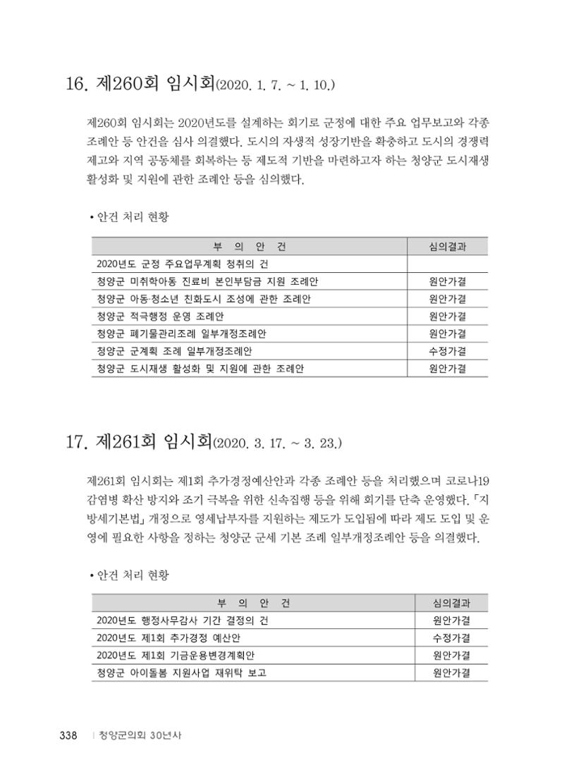 청양군의회 30년사 339페이지